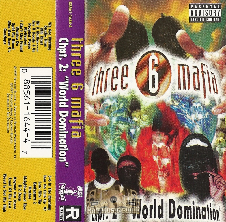 Three 6 mafia cassette tapes